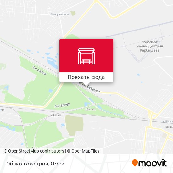 Карта Облколхозстрой