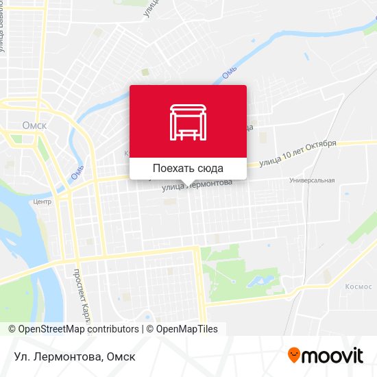 Карта Ул. Лермонтова