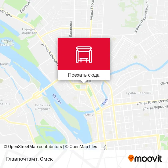 Карта Главпочтамт