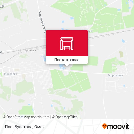 Карта Пос. Булатова
