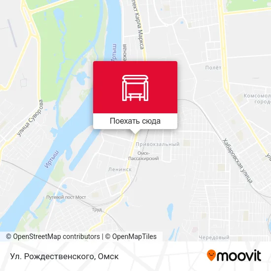 Карта Ул. Рождественского