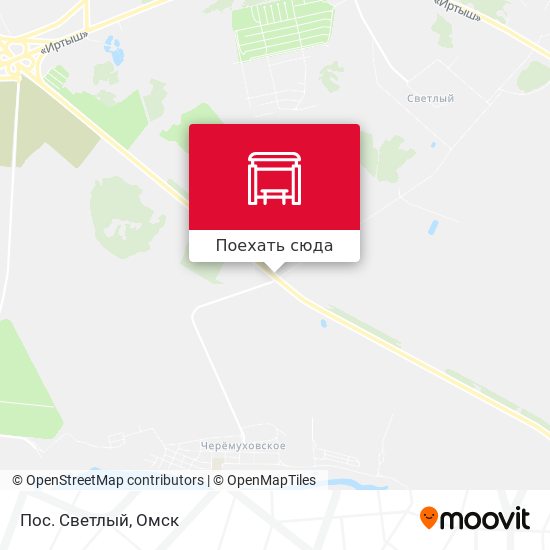 Карта Пос. Светлый
