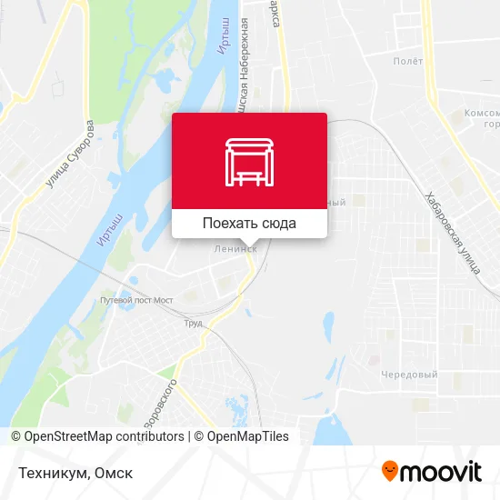 Карта Техникум