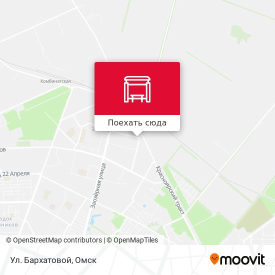 Карта Ул. Бархатовой