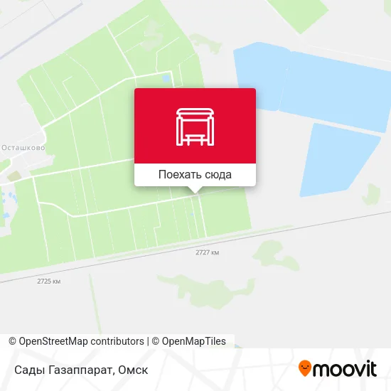 Карта Сады Газаппарат