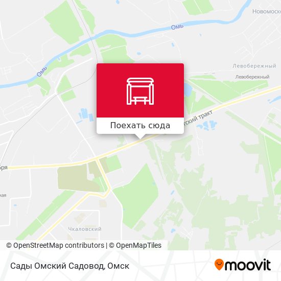 Карта Сады Омский Садовод