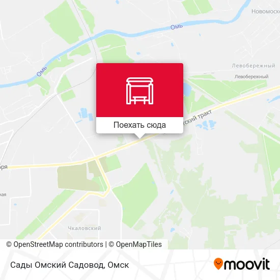 Карта Сады Омский Садовод