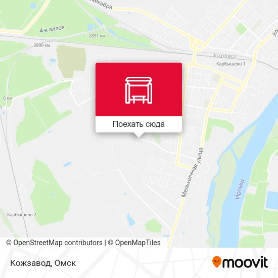 Карта Кожзавод