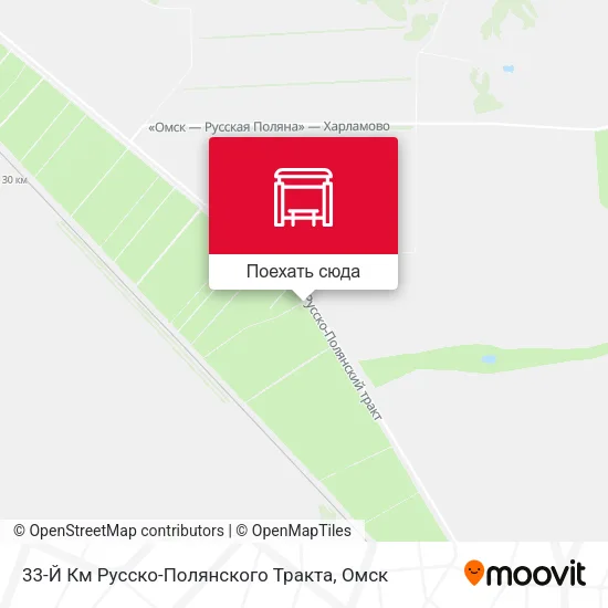 Карта 33-Й Км Русско-Полянского Тракта