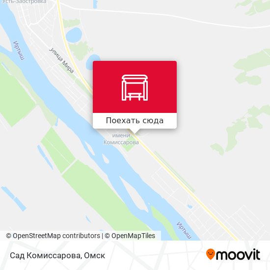 Карта Сад Комиссарова