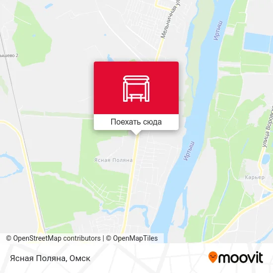 Карта Ясная Поляна