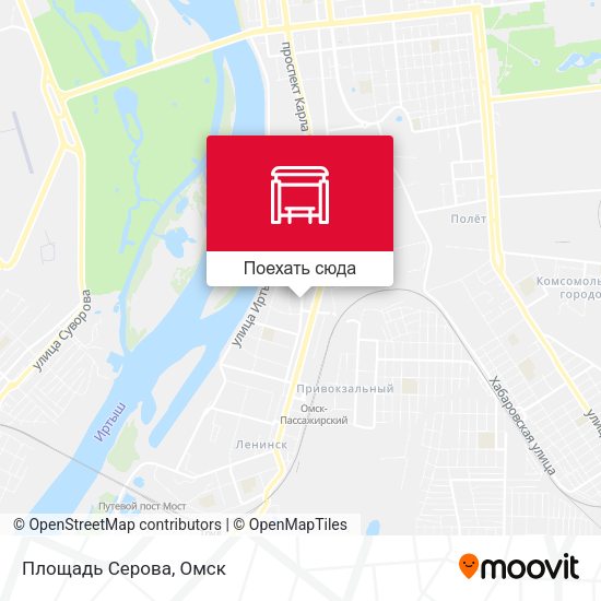 Карта Площадь Серова