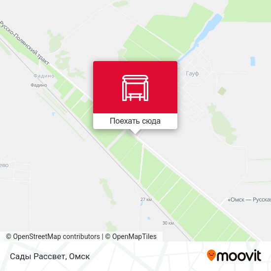 Карта Сады Рассвет