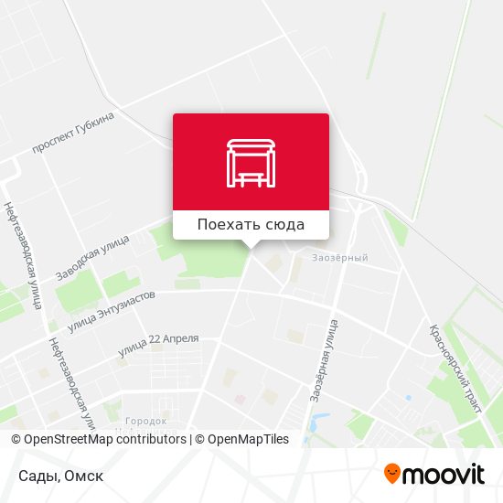 Карта Сады