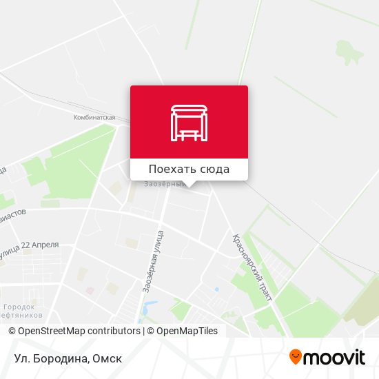 Карта Ул. Бородина