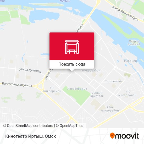 Карта Кинотеатр Иртыш