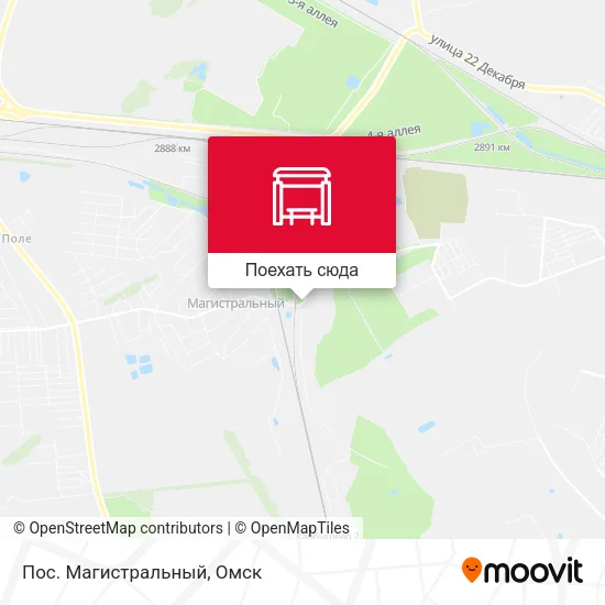 Карта Пос. Магистральный