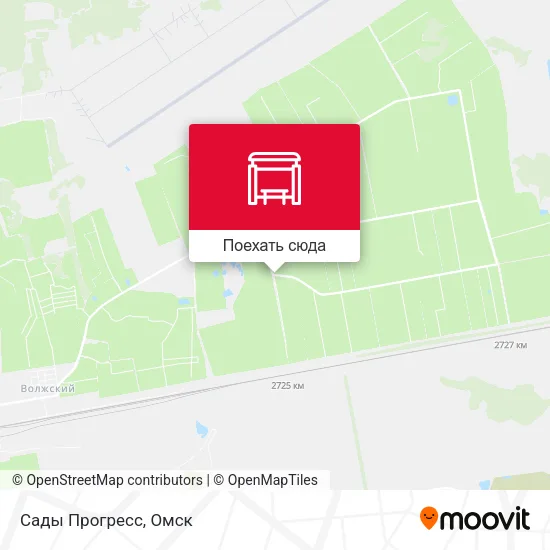 Карта Сады Прогресс