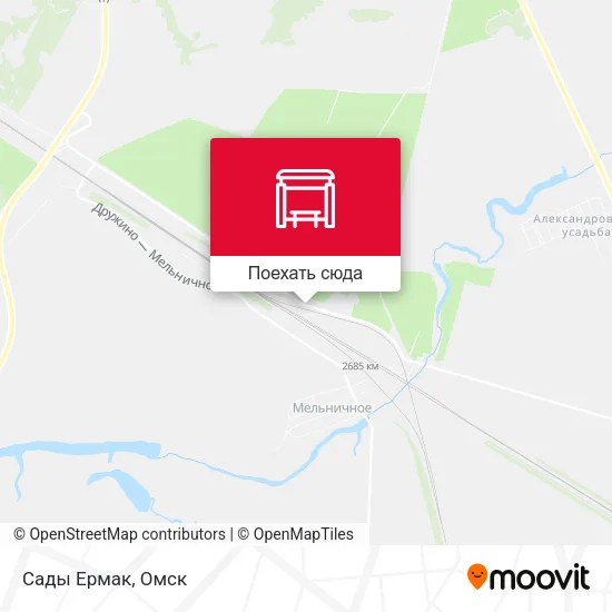 Карта Сады Ермак