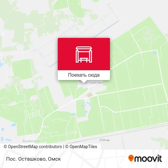 Карта Пос. Осташково