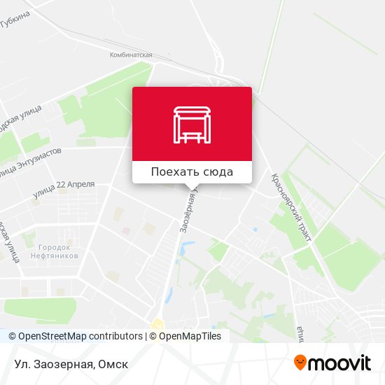 Карта Ул. Заозерная