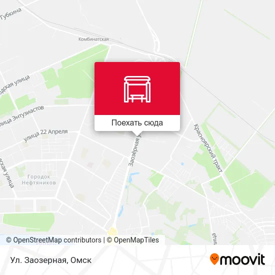 Карта Ул. Заозерная