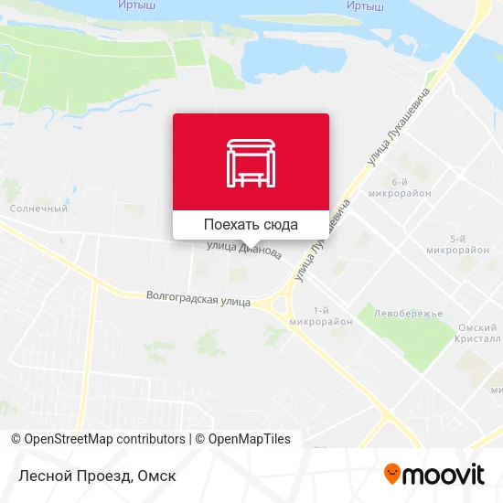 Карта Лесной Проезд