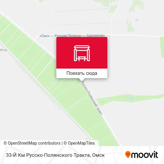 Карта 33-Й Км Русско-Полянского Тракта