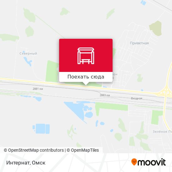 Карта Интернат