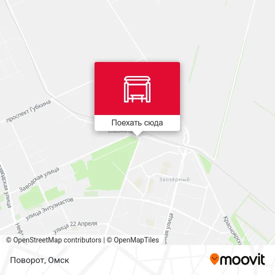 Карта Поворот