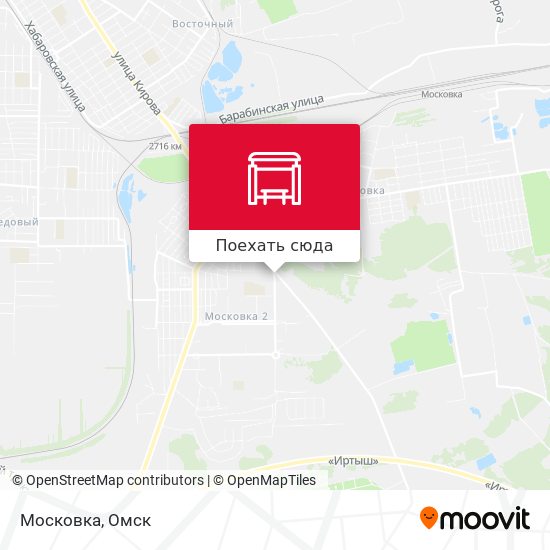 Карта Московка