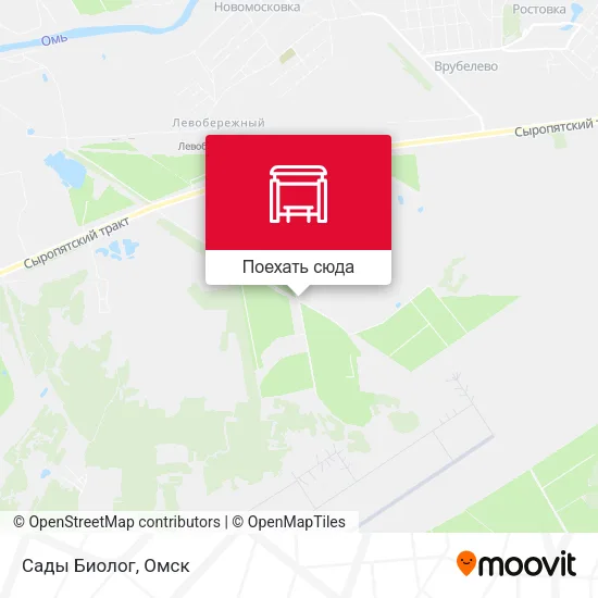 Карта Сады Биолог