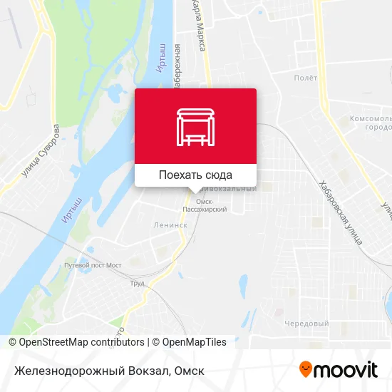 Карта Железнодорожный Вокзал