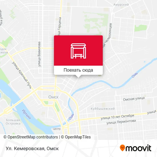 Карта Ул. Кемеровская