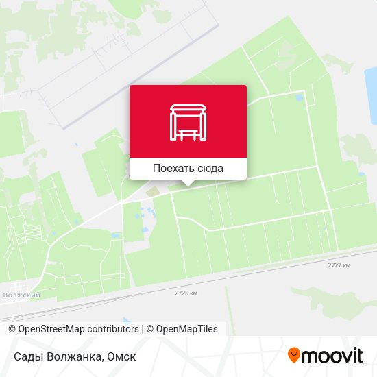 Карта Сады Волжанка
