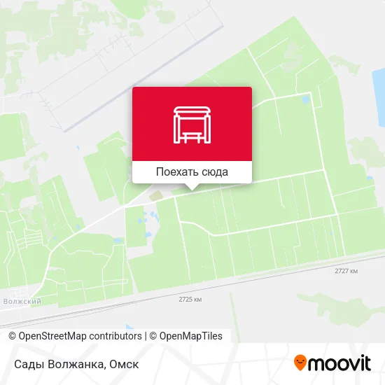 Карта Сады Волжанка