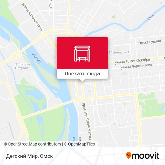 Карта Детский Мир
