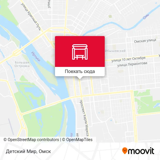 Карта Детский Мир