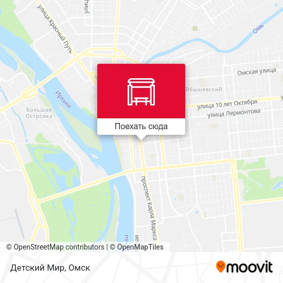 Карта Детский Мир