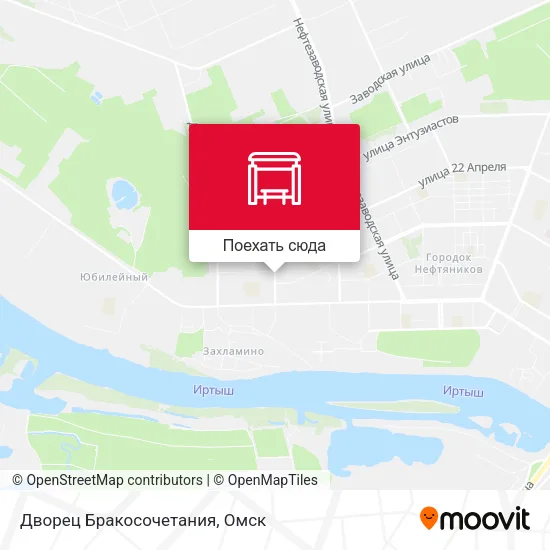 Карта Дворец Бракосочетания