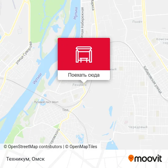 Карта Техникум