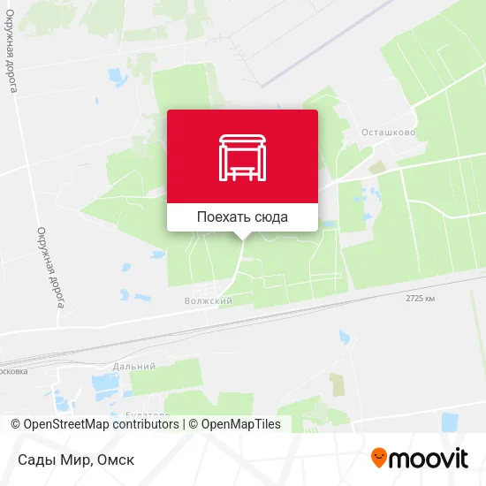 Карта Сады Мир