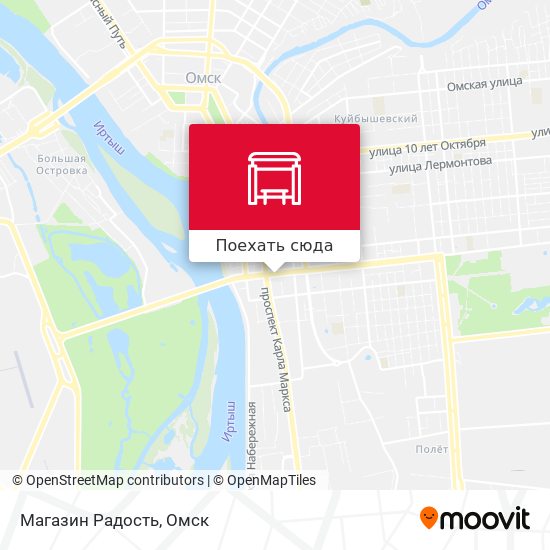Карта Магазин Радость