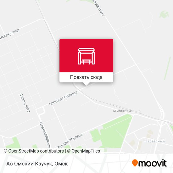 Карта Ао Омский Каучук