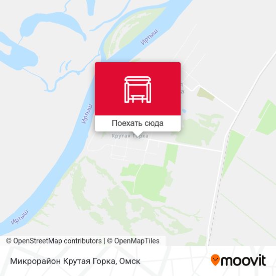 Карта Микрорайон Крутая Горка