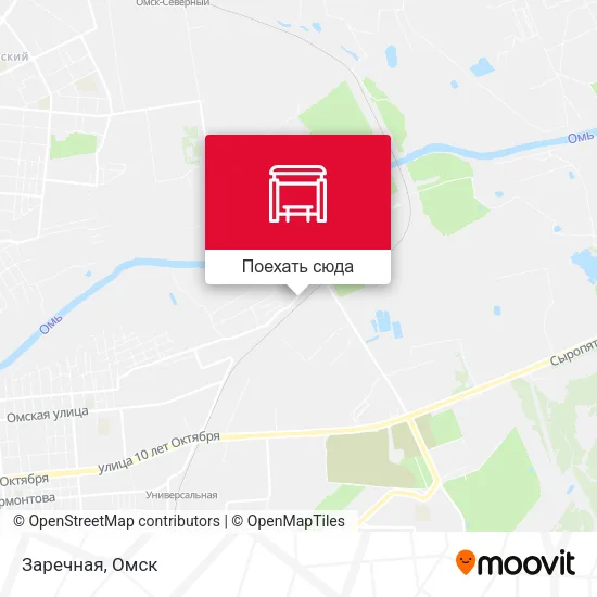 Карта Заречная
