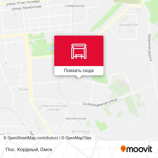 Карта Пос. Кордный