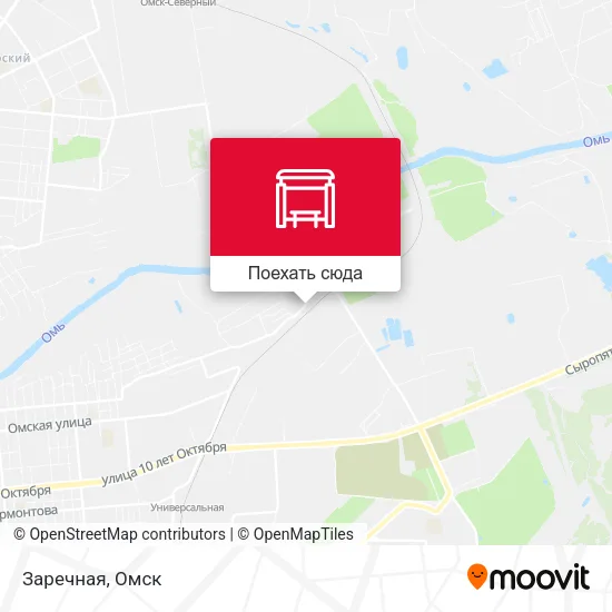 Карта Заречная