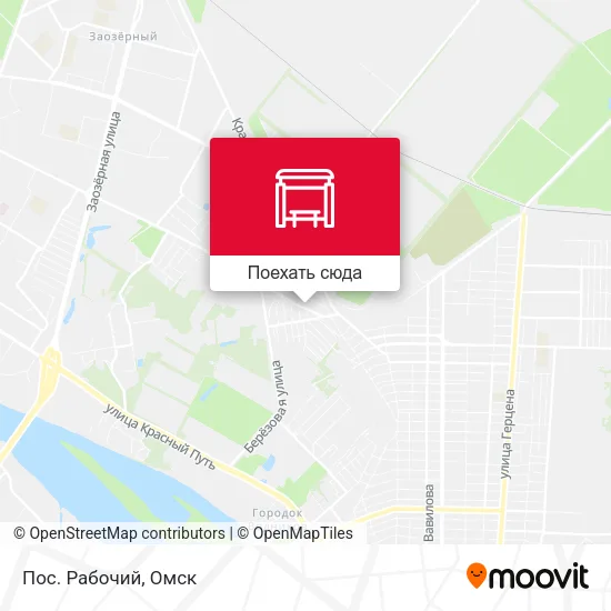 Карта Пос. Рабочий
