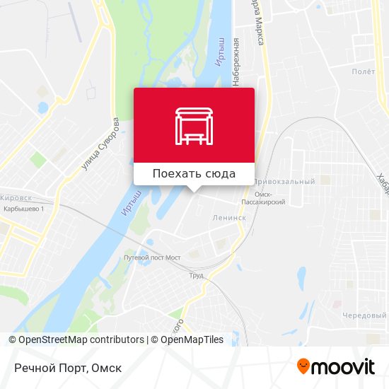 Карта Речной Порт